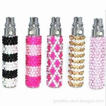 Shining Bling eGo/eGo-G E-cigarette Diamond Batteries with 650mAh Capacity, 72 x 14mm Size